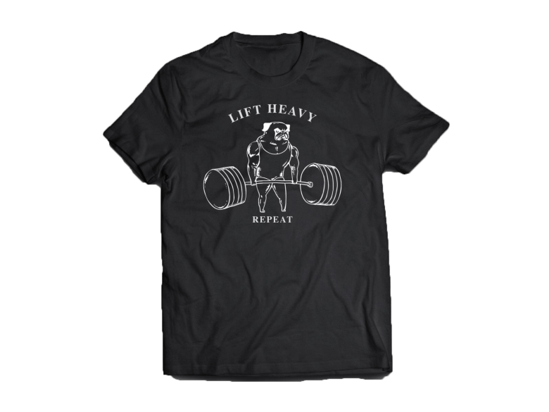 Lift heavy tshirt men UNITFIT