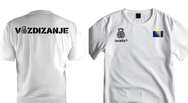VOZDIZANJE majica (bela/crna) - Image 7