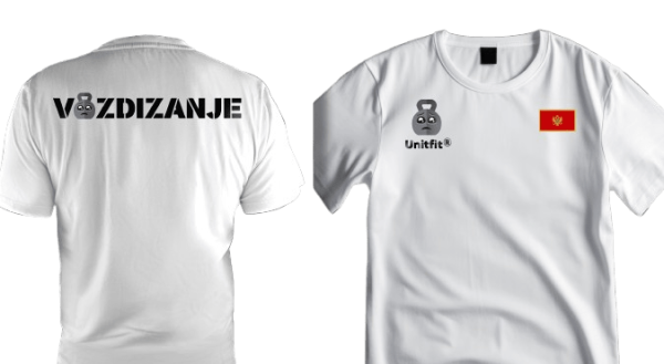 VOZDIZANJE majica (bela/crna) - Image 8